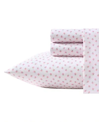 Laura Ashley Sweet Lady Bugs Microfiber -Pc. Sheet Set
