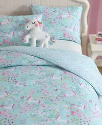 Laura Ashley Magical Unicorns Microfiber -Pc. Comforter Set