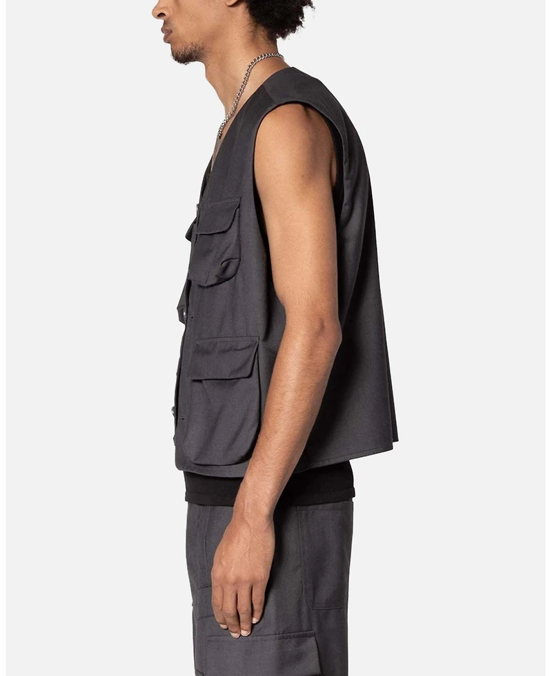 mnml Men's Bonded Gabardine Vest