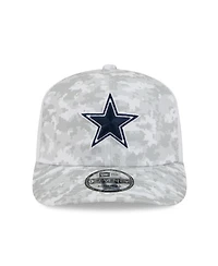 New Era Men's White Dallas Cowboys Salute to Service Fan Pack 9SEVENTY Trucker Adjustable Hat