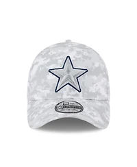 New Era Men's White Dallas Cowboys 2025 Salute to Service Digital Camo Fan Pack 39THIRTY Flex Hat