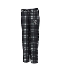 Concepts Sport Women's 2-Piece Heather Gray/Black Las Vegas Raiders Regulate Plaid Tank Top and Pants Sleep Set