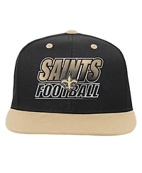 Outerstuff Big Boys and Girls Black New Orleans Saints Team Gradient Deadstock Snapback Hat