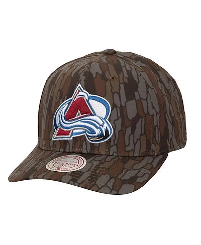 Mitchell & Ness Men's Camo Colorado Avalanche Hidden Camo Pro Crown Adjustable Hat
