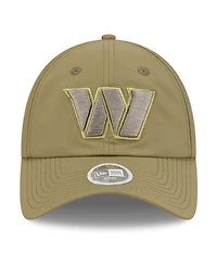 New Era Women's Green Washington Commanders 2025 Salute to Service Pony Tail Adjustable Hat