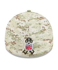 New Era Men's Camo Los Angeles Chargers 2025 Salute to Service 39THIRTY Flex Hat