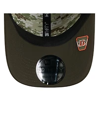 New Era Men's Green Cincinnati Bengals 2025 Salute to Service 39THIRTY Flex Hat