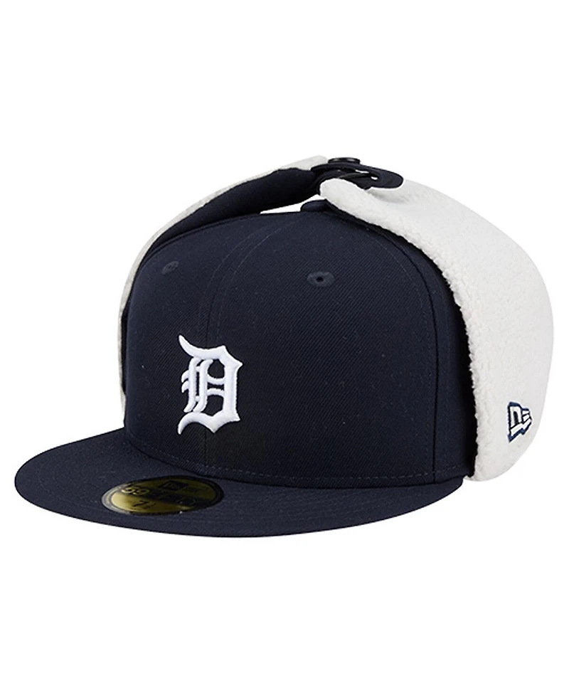 New Era Men's Navy Detroit Tigers Dog Ear Classic 59FIFTY Fitted Hat