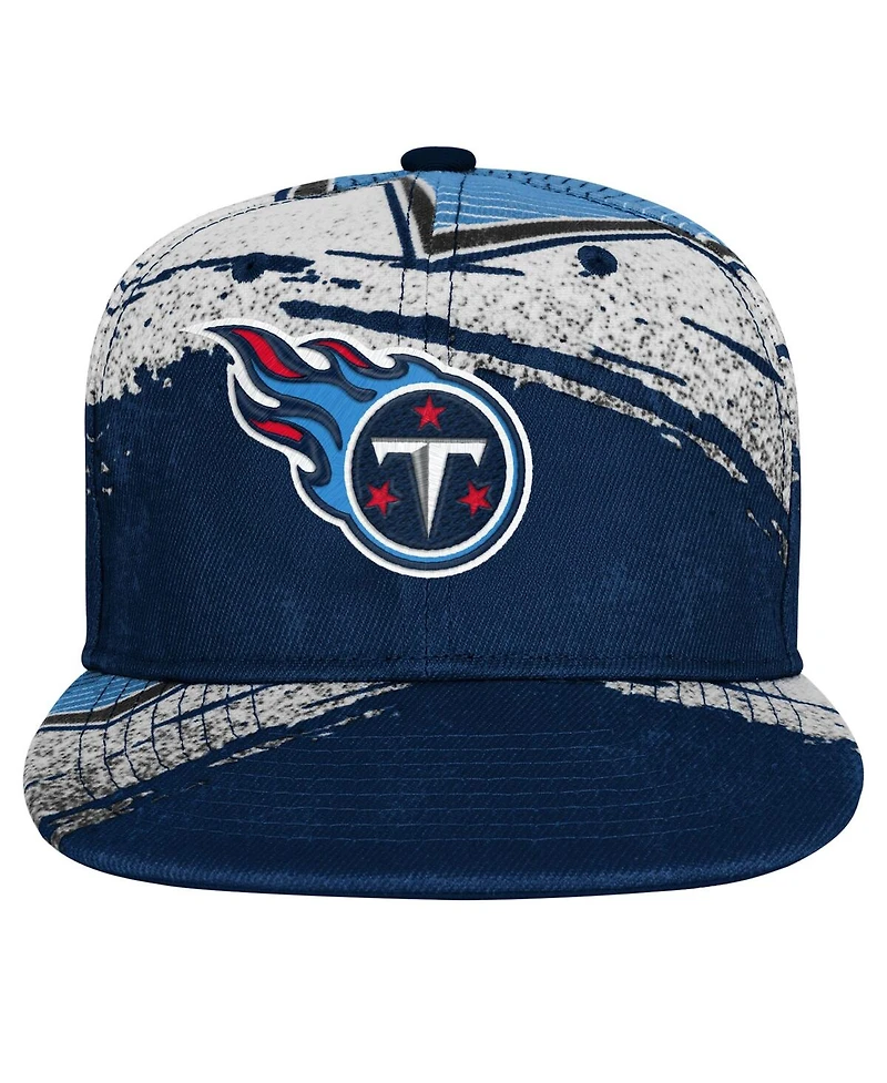 Outerstuff Big Boys and Girls Navy Tennessee Titans Make Noise Adjustable Hat