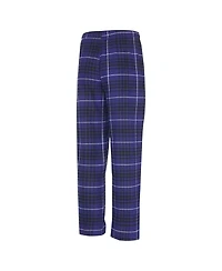 Concepts Sport Men's 2-Piece Purple/Black Sacramento Kings Vector Top and Flannel Pants Sleep Set