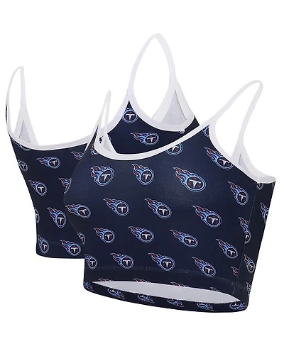 Concepts Sport Women's Navy Tennessee Titans Gauge Lounge Bralette