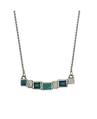 Uncommon Goods Stepping Stone Pewter Pendant Necklace