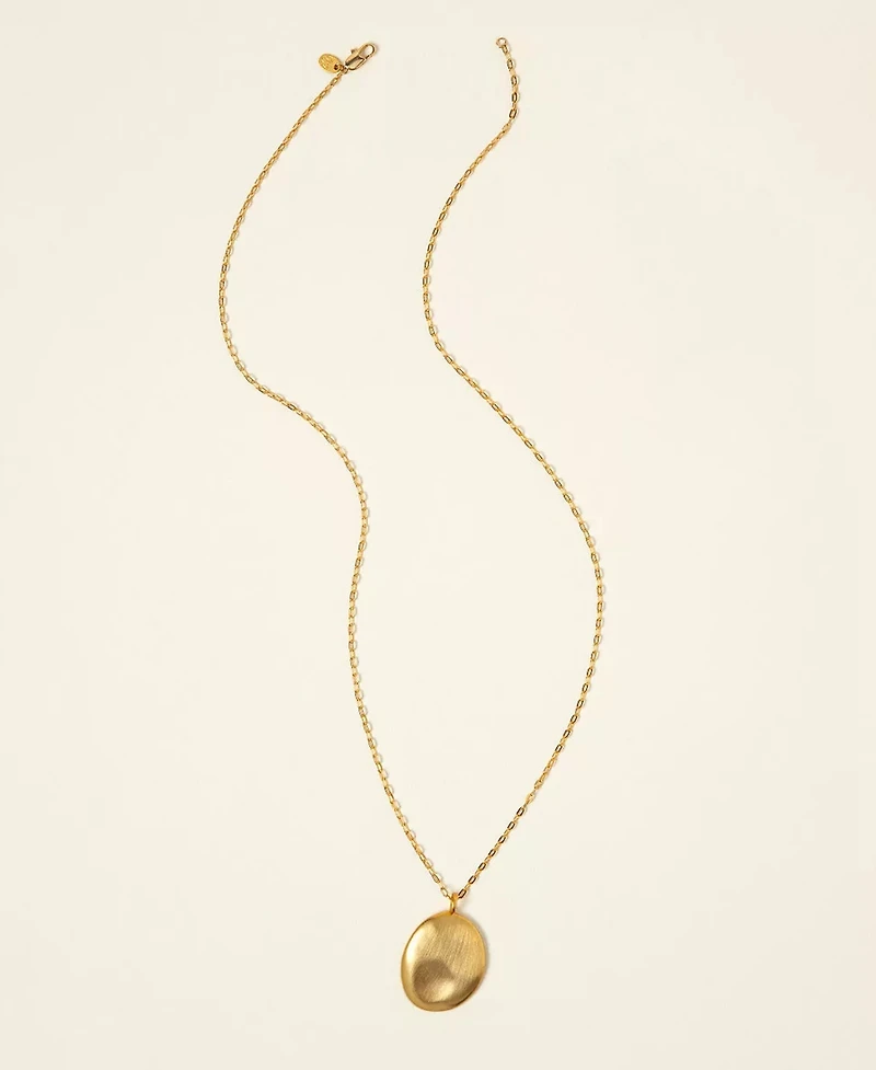 Uncommon Goods Worry Stone Pendant Necklace