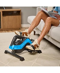 LifePro Under Desk Bike Pedal Exerciser with Resistance Bands, Arm and Leg Mini Stationary Bike, Desk Workout, Fitness App Compatible