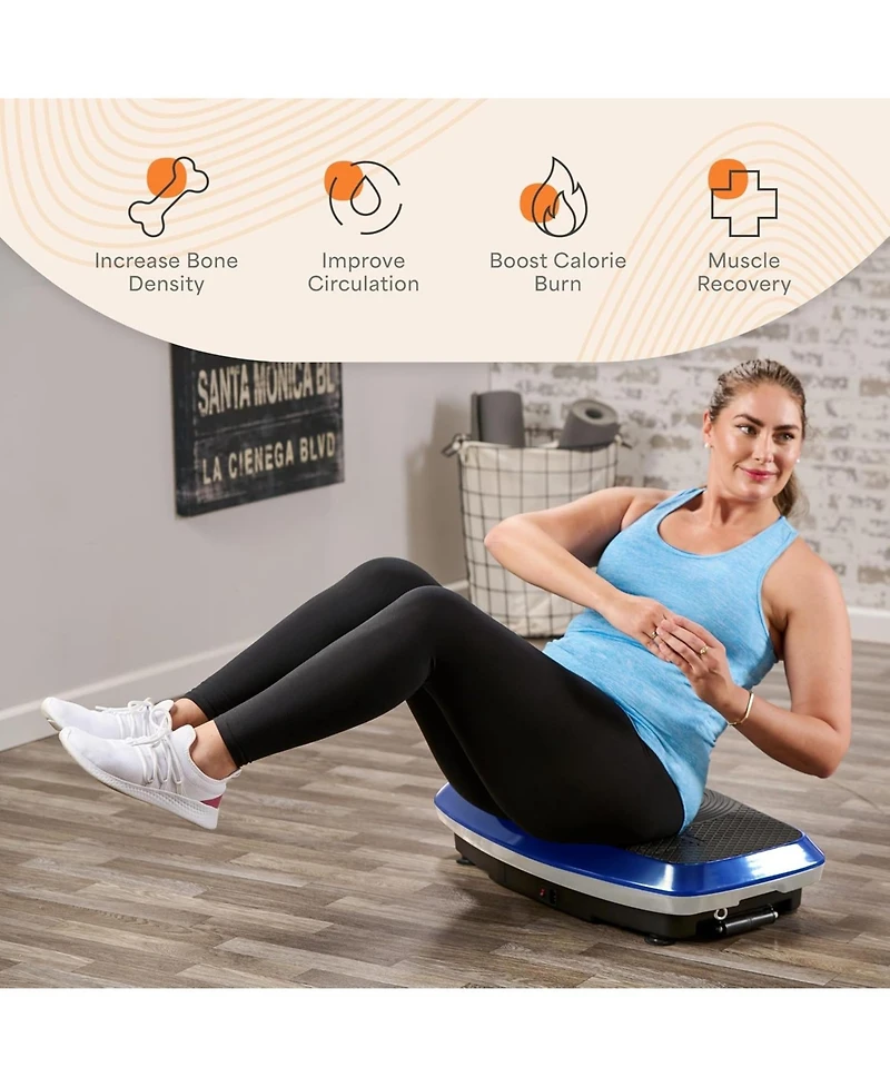 LifePro Hovert 3D Vibration Plate – Dual Motor Oscillation, Lateral & 3D Motion for Whole Body Fitness