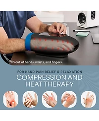 LifePro Legra Hand Massager with Heat & Compression – Heated Finger, Wrist & Palm Massager for Pressure Point Therapy
