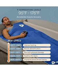 LifePro Far Infrared Sauna Blanket - Portable for Home Relaxation