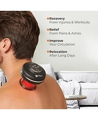 LifePro 4-in-1 Smart Cupping Therapy Massager - Portable Rechargeable Device for Muscle Relief, Skin Firming & Recovery