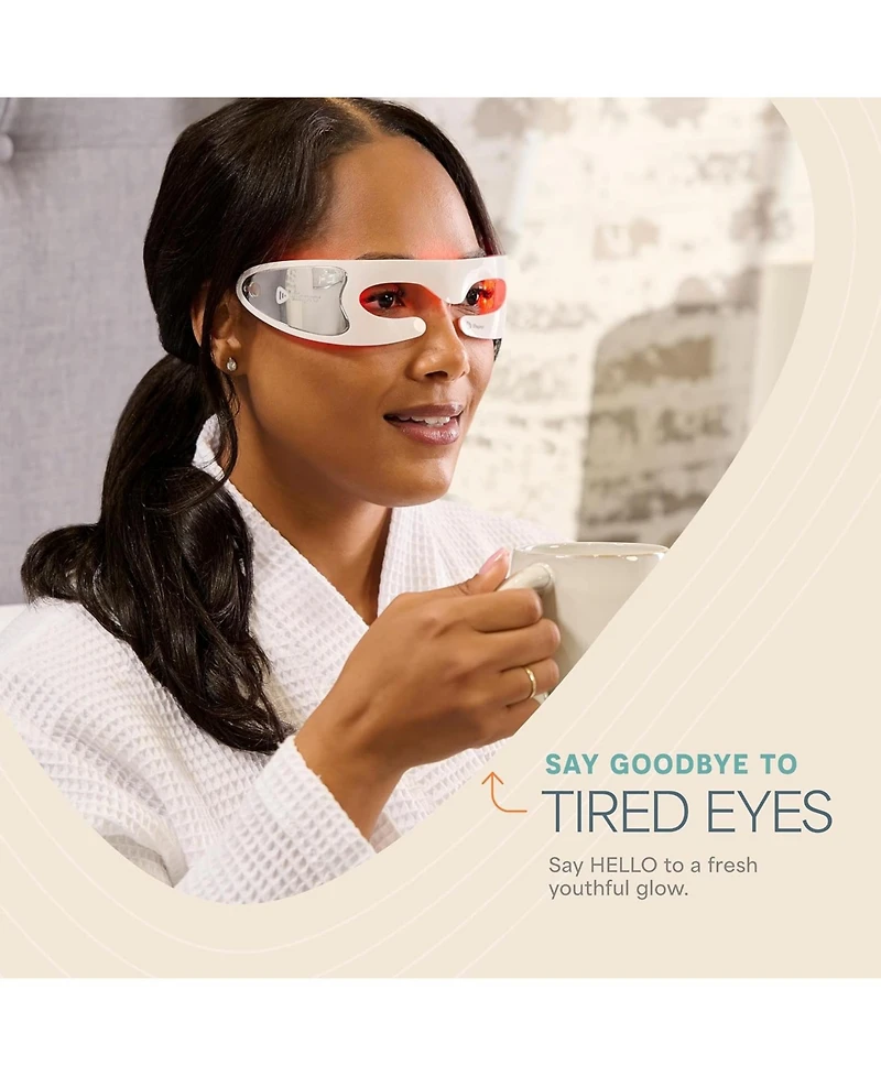 LifePro VizaCure Portable Led Light Therapy Mask for Face & Neck – Black Facial Mask for Skin Rejuvenation