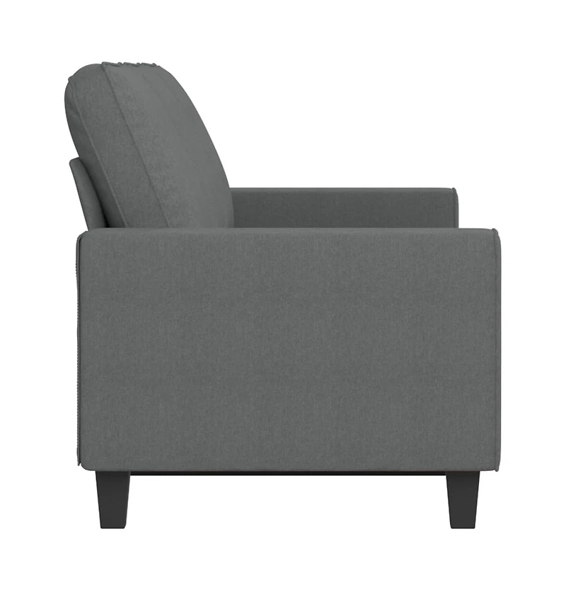 vidaXL 3-Seater Sofa Dark Gray 70.9" Fabric