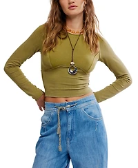 Free People Women's Protagonist Long-Sleeve Top