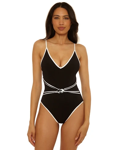 Trina Turk Women's Triumph Micro Braided One-Piece Swimsuit