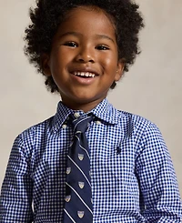 Polo Ralph Lauren Toddler and Little Boys Gingham Cotton Poplin Shirt