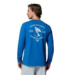 Columbia Men's Pfg Ahab Graphic Long-Sleeve T-Shirt
