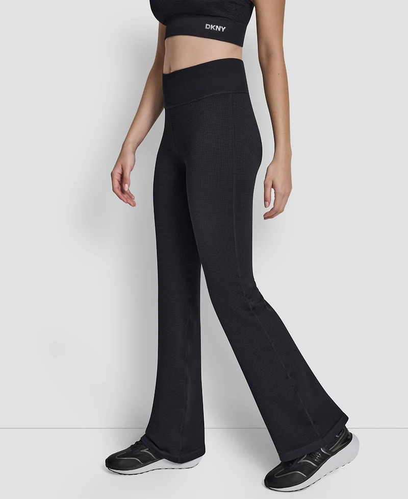 Dkny Women's Super High Waist Flare Pants