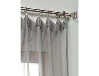 Half Price Drapes Solid Off White Sheer Curtain Pair (2 Panels