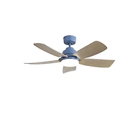 Sofucor 42″ Dark Blue Ceiling Fan, 5 Blades, 6-Speed Remote, Forward/Reverse for Bedrooms, Kitchens & Living Rooms