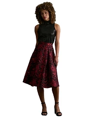 Muse Women's Pleated A-Line Skirt