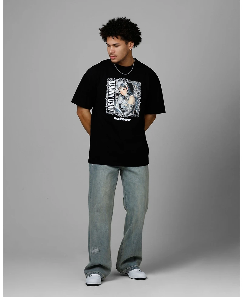 Loiter Men's Women's Faded Print Flannel Shirt