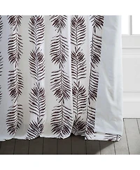 Half Price Drapes Sago Floral Printed Cotton Room Darkening Curtain