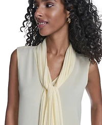 Calvin Klein Petite Sleeveless V-Neck Top