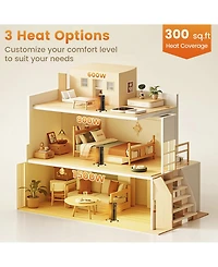 Sugift- Oil Filled Radiator Heater with Adjustable Thermostat