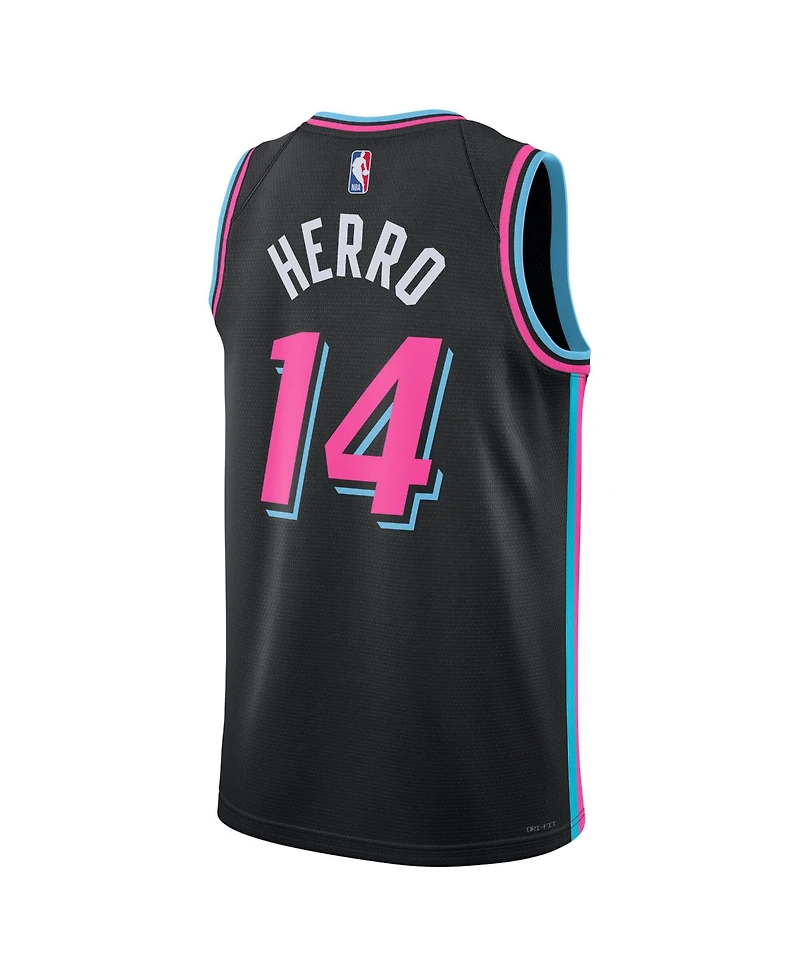 Nike Men's and Women's Tyler Herro Black Miami Heat 2025/26 City Edition Swingman Jersey