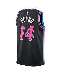 Nike Men's and Women's Tyler Herro Black Miami Heat 2025/26 City Edition Swingman Jersey