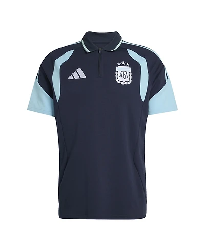 Adidas Men's Navy Argentina National Team 2026 World Cup Tiro Polo Shirt