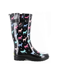 Western Chief Women's Dotty Goats Tall Rain Boot