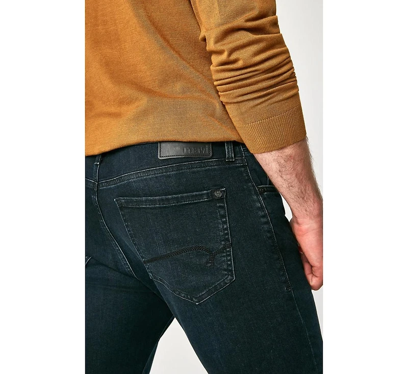 Mavi Jeans Men's Mavi Jake Slim Leg in Deep Blue-Black Williamsburg