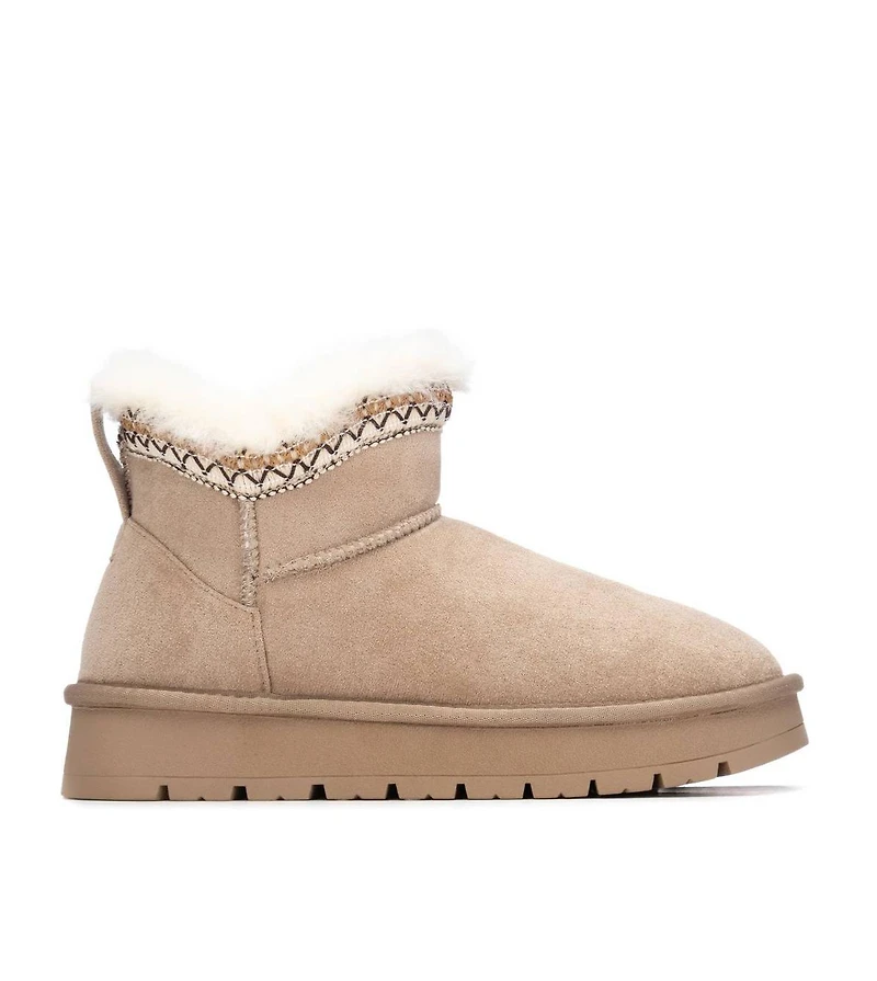 Xti Women's Suede Comfort Ankle Booties