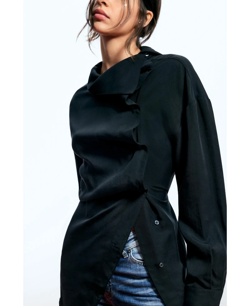 Desigual Women's Asymmetric egonlab shirt