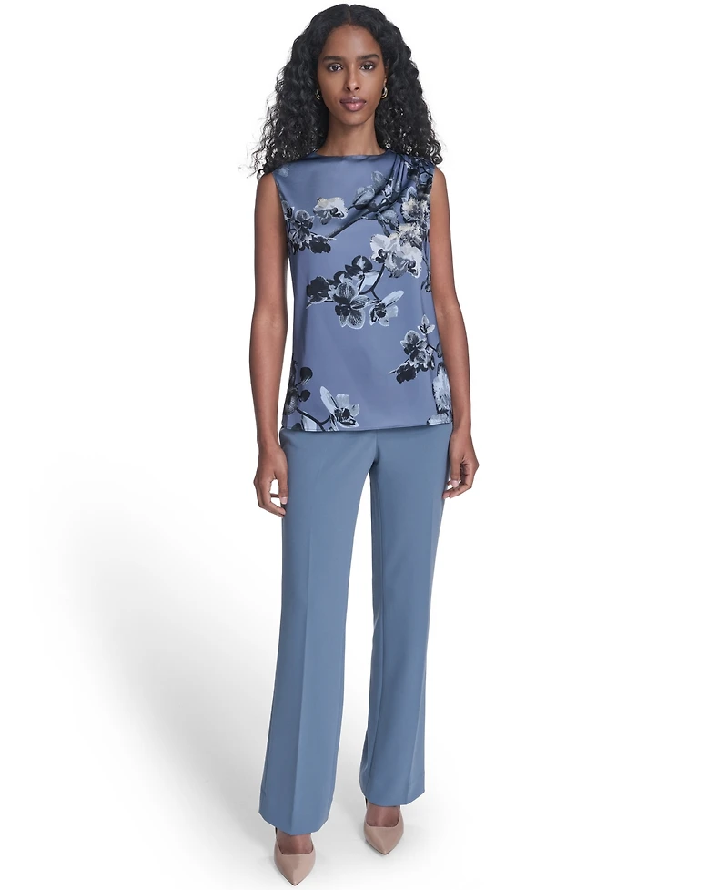 Calvin Klein Women's Printed Sleeveless Charm Top