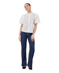 Yumi Women's Puff Sleeve Shirt