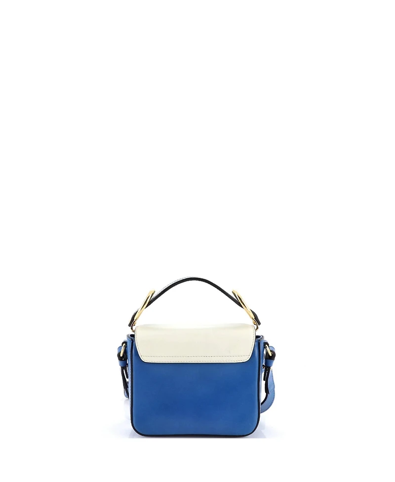 Pre-Owned Chloe Mini C Flap Bag Leather