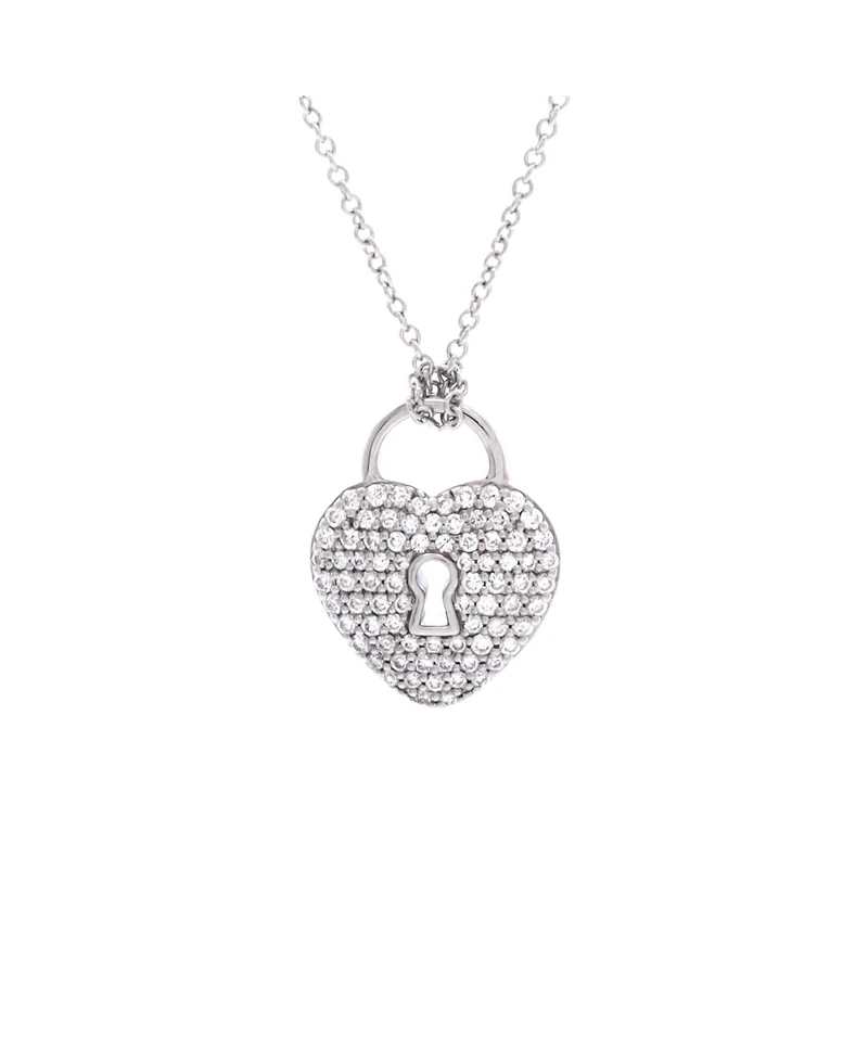 Pre-Owned Tiffany & Co Heart Lock Pendant Necklace