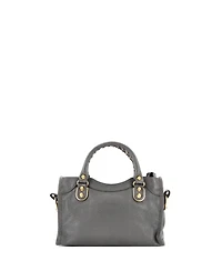 Pre-Owned Balenciaga Mini City Classic Metallic Edge Bag Leather