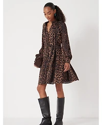 Hush Women's Printed Chiffon Mini Dress