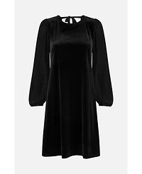 Yumi Women's Velvet Tunic Dress